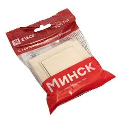 Кнопка звонка СП Минск 10А беж. EKF ERV10-027-20 • Купить по низкой цене в интернет-магазине СМЭК
