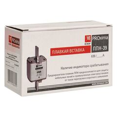 Вставка плавкая ППН-39 630/400А габарит 3 PROxima EKF fus-39/630/400 • Купить по низкой цене в интернет-магазине СМЭК