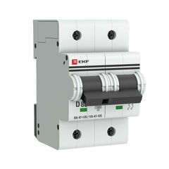 Выключатель автоматический модульный 2п D 80А 15кА ВА 47-125 PROxima EKF mcb47125-2-80D • Купить по низкой цене в интернет-магазине СМЭК