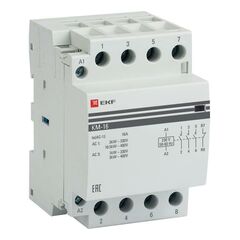 Контактор модульный КМ 16А 3NО+NC (3 мод.) EKF km-3-16-31 • Купить по низкой цене в интернет-магазине СМЭК