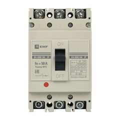 Выключатель автоматический 3п 100/50А 35кА ВА-99М PROxima EKF mccb99-100-50m • Купить по низкой цене в интернет-магазине СМЭК