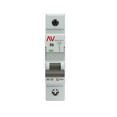 Выключатель автоматический модульный 1п B 6А 10кА AV-10 AVERES EKF mcb10-1-06B-av • Купить по низкой цене в интернет-магазине СМЭК