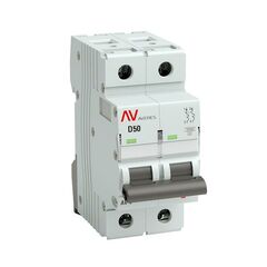 Выключатель автоматический модульный 2п D 50А 10кА AV-10 AVERES EKF mcb10-2-50D-av • Купить по низкой цене в интернет-магазине СМЭК
