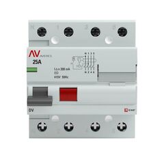 Выключатель дифференциального тока (УЗО) 4п 25А 300мА тип AC DV AVERES EKF rccb-4-25-300-ac-av • Купить по низкой цене в интернет-магазине СМЭК
