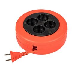 Удлинитель-рулетка 4х5м без заземл. 10А IP20 2.3кВт ПВС 2х0.75 PROxima EKF UBR-6-257-4-5 • Купить по низкой цене в интернет-магазине СМЭК