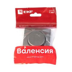 Панель лицевая Валенсия для светорегулятора 600Вт 220В графит PROxima EKF ESD06-L-101-60 • Купить по низкой цене в интернет-магазине СМЭК