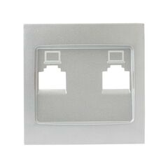 Панель лицевая Валенсия для розетки 1-м RJ-45 сталь PROxima EKF ESK01-L-035-30 • Купить по низкой цене в интернет-магазине СМЭК