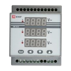 Вольтметр цифровой VD-G33 на DIN-рейку трехфазный EKF vd-g33 • Купить по низкой цене в интернет-магазине СМЭК