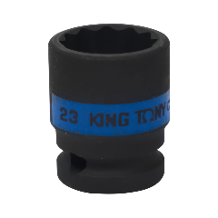 KING TONY Головка торцевая ударная шестигранная 1/2", 23 мм • Купить по низкой цене в интернет-магазине СМЭК