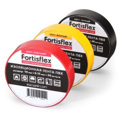 Изолента ПВХ 19х0.15x20 белая (Fortisflex) • Купить по низкой цене в интернет-магазине СМЭК