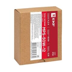 Блок питания 12В MPS-50W-12 PROxima EKF mps-50w-12 • Купить по низкой цене в интернет-магазине СМЭК