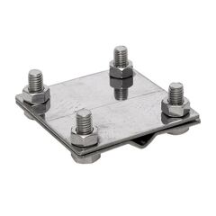 Зажим заземлитель 20 - полоса 50 (пластина 70х80мм) Ni PROxima EKF lp-57080-ni • Купить по низкой цене в интернет-магазине СМЭК