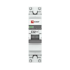 Выключатель автоматический модульный 1п C 32А 6кА ВА 47-63 DC PROxima EKF mcb4763-DC-1-32C-pro • Купить по низкой цене в интернет-магазине СМЭК