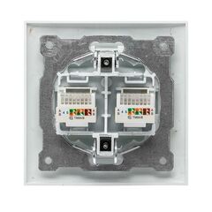 Розетка компьютерная 2-м СП Валенсия RJ45 бел. PROxima EKF EWK02-035-10 • Купить по низкой цене в интернет-магазине СМЭК