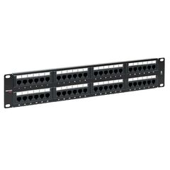 Патч-панель 19дюйм кат.6 2U неэкранированная UTP 48 портов RJ-45 Dual IDC TERACOM PRO EKF TRP-PPNL-6UTP-2U48 • Купить по низкой цене в интернет-магазине СМЭК
