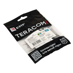 Коннектор полевой заделки RJ45 (8P8C) STP экранир. для кабеля кат.6A TERACOM PRO EKF TRP-PLUG-6ASTP-FST • Купить по низкой цене в интернет-магазине СМЭК
