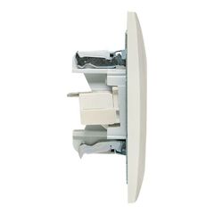 Розетка компьютерная + телефонная 2-м СП Валенсия RJ45 + RJ11 бел. PROxima EKF EWK02-035-30 • Купить по низкой цене в интернет-магазине СМЭК