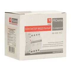 Контактор модульный КМ 40А 4NC (3 мод.) PROxima EKF km-3-40-04 • Купить по низкой цене в интернет-магазине СМЭК