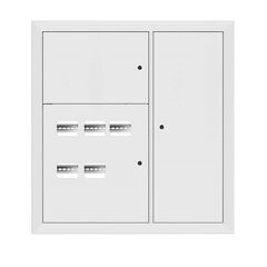 Щит этажный 5кв. RAL9003 3 окна в ряд по гориз. (1000х950х160) Basic EKF mb28-v-5-r9003-1 • Купить по низкой цене в интернет-магазине СМЭК
