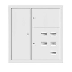 Щит этажный 5кв. RAL9003 со слабот. отсеком слева (1000х950х160) PROxima EKF mb29-v-5z-ral9003 • Купить по низкой цене в интернет-магазине СМЭК