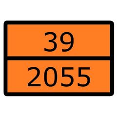 Знак для маркировки опасных грузов "Номер ООН 39/2055" 300х400мм пленка самоклеящаяся EKF an-7-39-2055 • Купить по низкой цене в интернет-магазине СМЭК