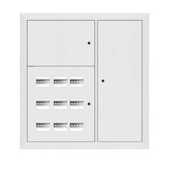 Щит этажный 9кв. RAL9003 3 окна в ряд по гориз. (1000х950х150) PROxima EKF mb29-v-9-ral9003-1 • Купить по низкой цене в интернет-магазине СМЭК
