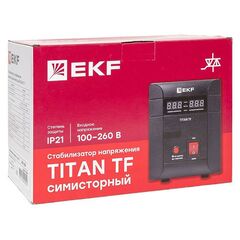Стабилизатор напряжения электронный напольного исполнения TITAN -TF-1000 EKF stab-TF-1000 • Купить по низкой цене в интернет-магазине СМЭК