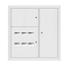 Щит этажный 6кв. RAL9003 3 окна в ряд по гориз. (1000х950х150) Basic EKF mb28-v-6-r9003-1 • Купить по низкой цене в интернет-магазине СМЭК