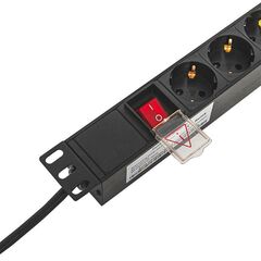 Блок PDU TERACOM PRO 19дюйм 1U 16А/250В 8 роз. Schuko с выключат. шнур 2м 3х1.5кв.мм вилка Schuko корпус алюм. черн. EKF TRP-HPD-LS-16A-8SH-2MSH • Купить по низкой цене в интернет-магазине СМЭК