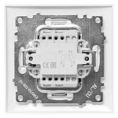 Выключатель 1-кл. СП Валенсия 10А перекрестный бел. PROxima EKF EWV10-125-10 • Купить по низкой цене в интернет-магазине СМЭК