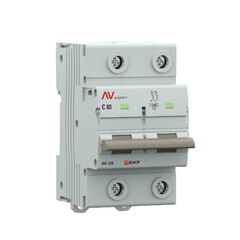 Выключатель автоматический 2п D 80А 10кА AV-125 AVERES EKF mcb125-2-80D-av • Купить по низкой цене в интернет-магазине СМЭК