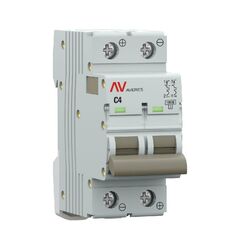Выключатель автоматический 2п C 4А 10кА AV-10 DC AVERES EKF mcb10-DC-2-04C-av • Купить по низкой цене в интернет-магазине СМЭК