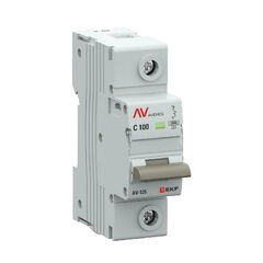 Выключатель автоматический 1п C 100А 10кА AV-125 AVERES EKF mcb125-1-100C-av • Купить по низкой цене в интернет-магазине СМЭК