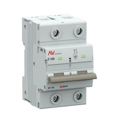 Выключатель автоматический 2п C 125А 10кА AV-125 AVERES EKF mcb125-2-125C-av • Купить по низкой цене в интернет-магазине СМЭК