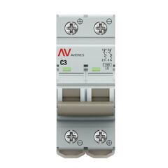 Выключатель автоматический 2п C 3А 10кА AV-10 DC AVERES EKF mcb10-DC-2-03C-av • Купить по низкой цене в интернет-магазине СМЭК