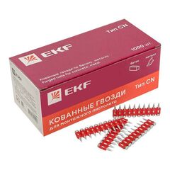 Гвозди кованные для монтажного пистолета по бетону металлу (тип CN) Bullet Type d3мм дл.25мм цинкование (уп.1000шт) Expert EKF cpn-3025bp • Купить по низкой цене в интернет-магазине СМЭК