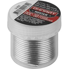 Припой OEM-Pos03-50K-1.5-B16 банка 1.5мм 16г ОНЛАЙТ 90162 • Купить по низкой цене в интернет-магазине СМЭК