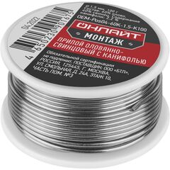 Припой OEM-Pos04-60K-1.5-K100 (катушка 1.5мм 100г) ОНЛАЙТ 90167 • Купить по низкой цене в интернет-магазине СМЭК