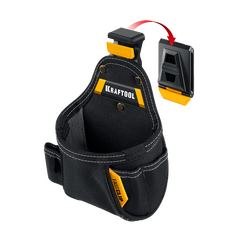 Поясная сумка KP-5 с быстросъёмным креплением FastClip, 5 карманов и петель, 150 х 190 мм (38778) KRAFTOOL • Купить по низкой цене в интернет-магазине СМЭК