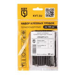Набор термоусадочных трубок Квадро 4/1 (КВТ) • Купить по низкой цене в интернет-магазине СМЭК