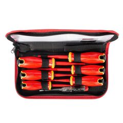 Набор НИО-2207 PZ/FL диэлектрических отверток СЛИМ (КВТ) 103018 • Купить по низкой цене в интернет-магазине СМЭК