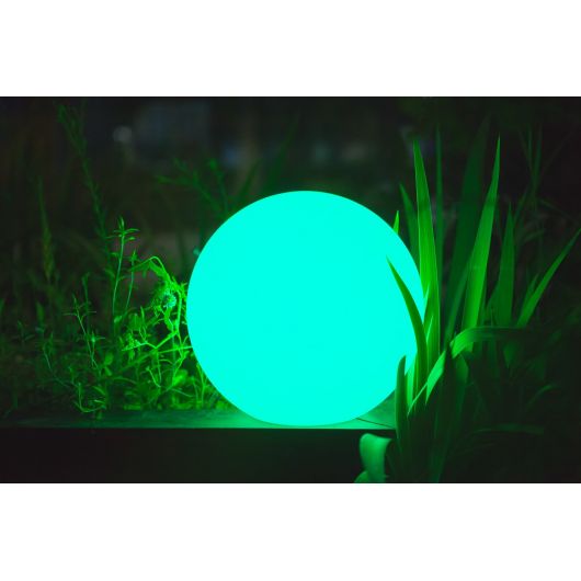 Светильник  "Шар" ULG-R001 030/RGB IP65 BALL декоративный светодиодный, аккум, диаметр 30см, RBG све, изображение 6 • Купить по низкой цене в интернет-магазине СМЭК