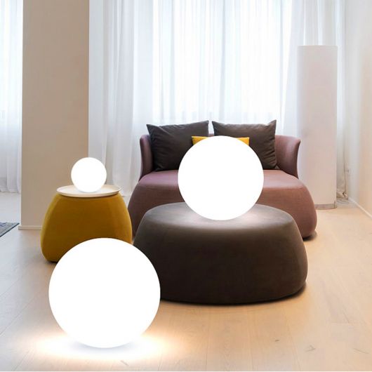 Светильник  "Шар" ULG-R001 030/RGB IP65 BALL декоративный светодиодный, аккум, диаметр 30см, RBG све, изображение 4 • Купить по низкой цене в интернет-магазине СМЭК