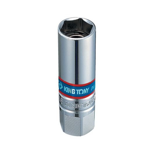 KING TONY Головка свечная шестигранная 3/8", 16 мм, магнитный фиксатор, изображение 3 • Купить по низкой цене в интернет-магазине СМЭК