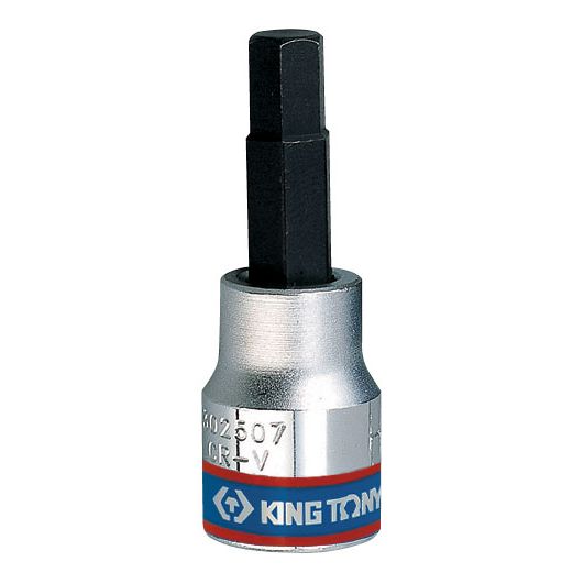 KING TONY Насадка (бита) торцевая 3/8", Hex, 6 мм, L = 50 мм, изображение 3 • Купить по низкой цене в интернет-магазине СМЭК