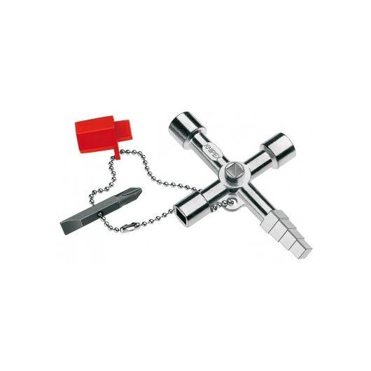 Profi-Key ключ крестовой 4-лучевой для стандартных шкафов и систем запирания, L-90 мм • Купить по низкой цене в интернет-магазине СМЭК
