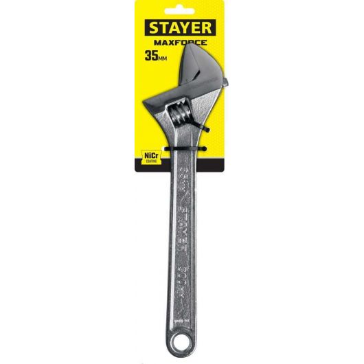 Разводной ключ STAYER MAX-Force 300 / 35 мм 2725-30, изображение 2 • Купить по низкой цене в интернет-магазине СМЭК