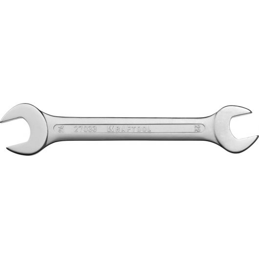Рожковый гаечный ключ KRAFTOOL 22 х 24 мм 27033-22-24 • Купить по низкой цене в интернет-магазине СМЭК