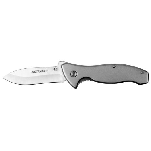 Складной нож STAYER 85 мм большой с металлической рукояткой 47621-2 • Купить по низкой цене в интернет-магазине СМЭК