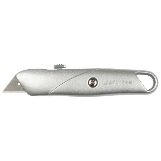 Металлический нож STAYER 0921, изображение 2 • Купить по низкой цене в интернет-магазине СМЭК